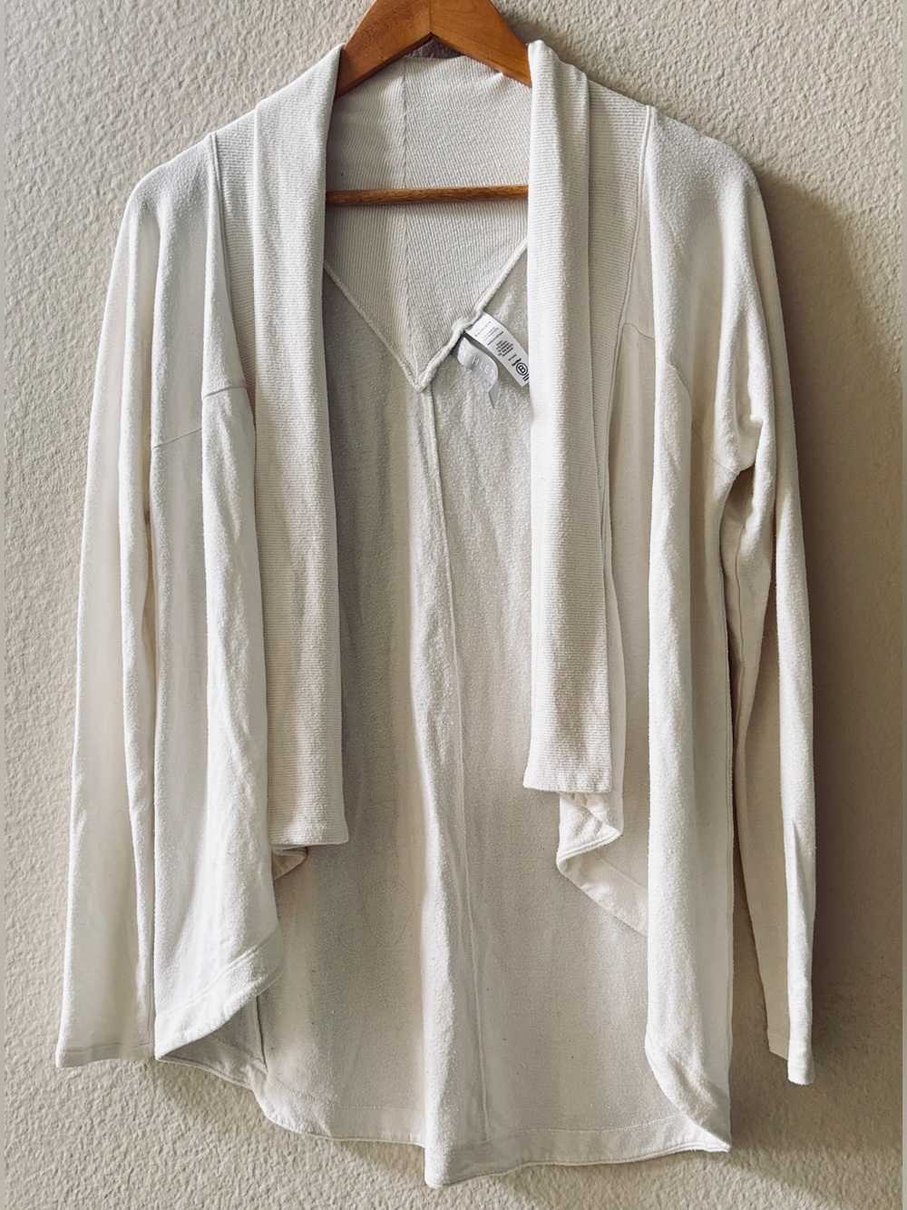 Athleta Open Cardigan White Size S